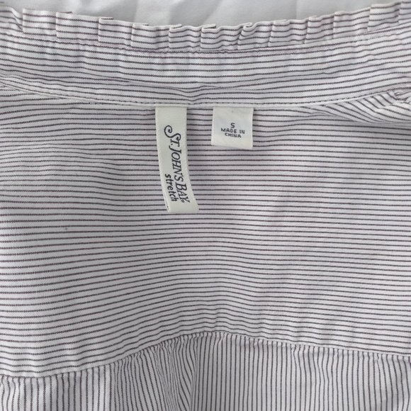 St. Johns Bay Button down long sleeve top - Picture 7 of 7